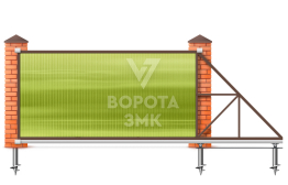 Ворота откатные Nice 2600×1800 ЗМК-7000