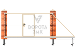 Автоматические ворота 1750×2000 Faac ЗМК-7107